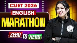 CUET 2026 English Marathon | CUET English Important Topics +Mock Test |CUET English Preparation 2026