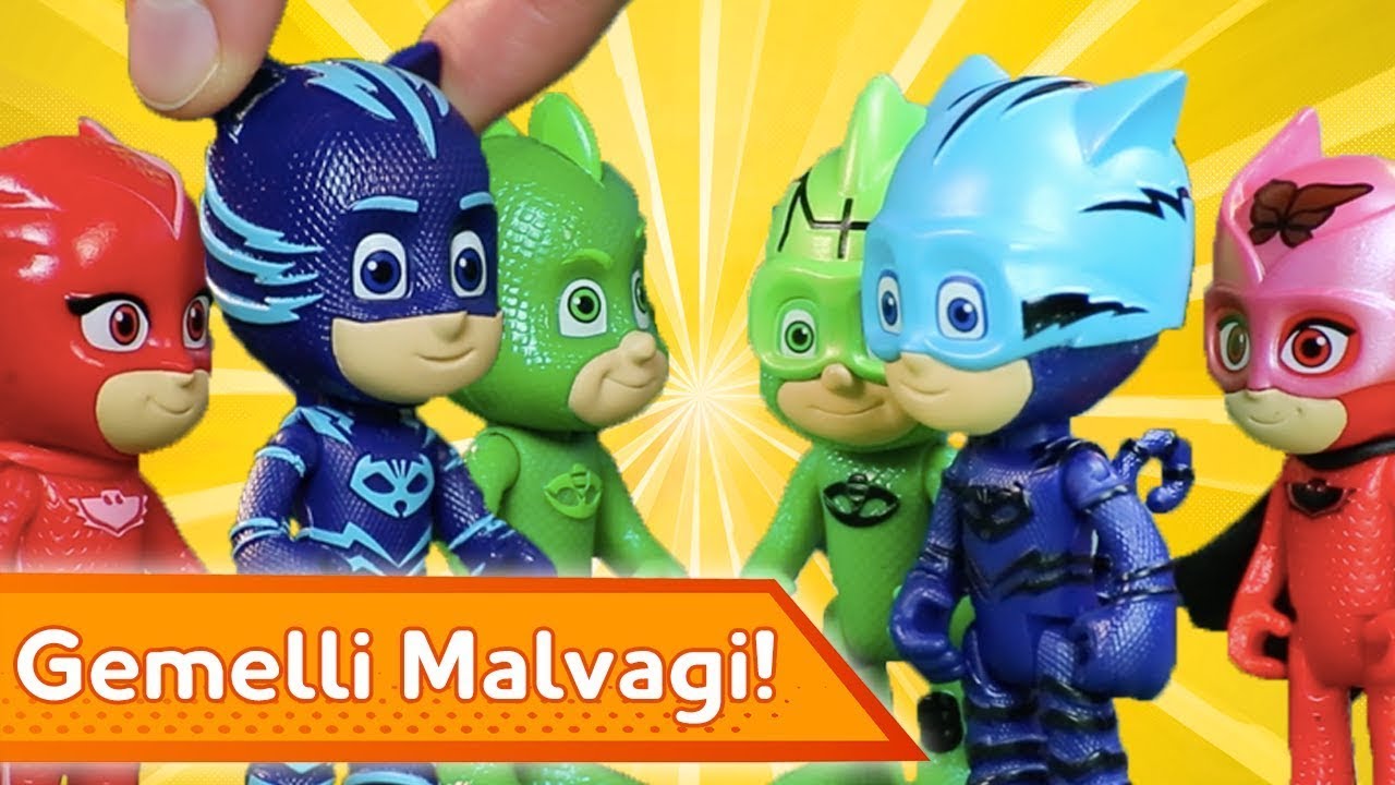 PJ Masks Súper Pijamas ⚡ Evil Twins! ⚡ Para | Dibujos animados - Dibujos animados en línea