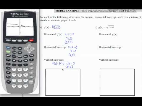 12x_L10_P4_F13:  Key Characteristics of Square Root Functions