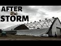Things just got worse.  (MORE WIND DAMAGE TO THE SHEEP BARN): Vlog 183