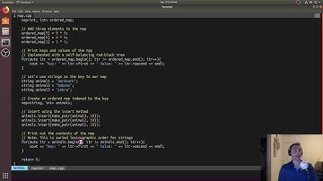 C++ Crash Course: Ordered Maps