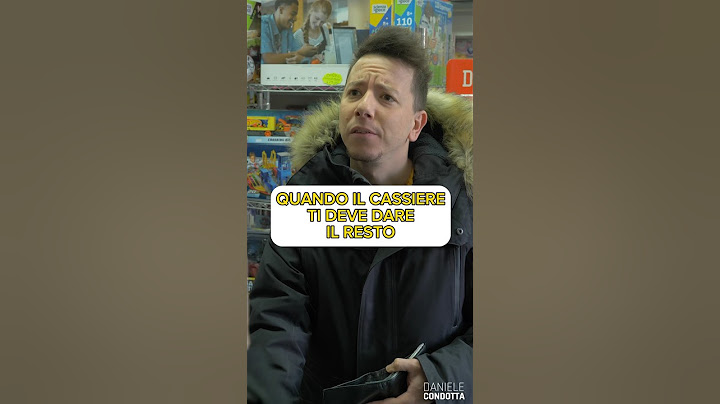 QUANDO IL CASSIERE TI DEVE DARE IL RESTO #danielecondotta #comedy