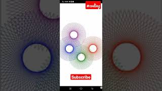 Beautiful design in Python programming in mobile #coding #short #youtubeshorts #shortfeed  .
