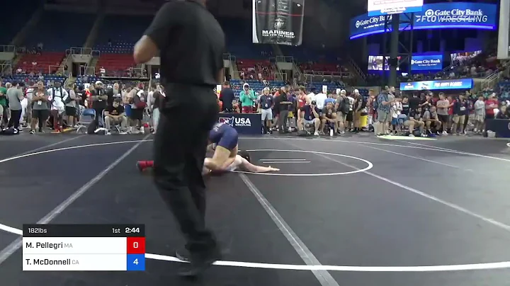 182 Lbs Round Of 64 - Mason Pellegri, Massachusett...