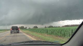 Multi-vortex tornado near Shell Rock, IA