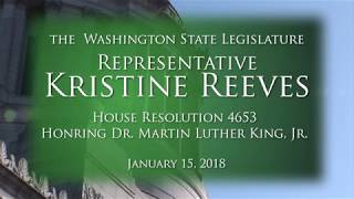 2018 MLK Jr. Day speech by Rep. Reeves