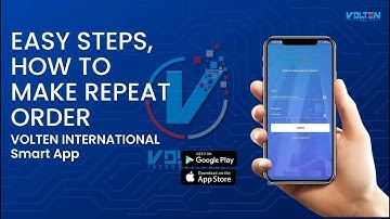 HOW TO MAKE REPEAT ORDER VIA VOLTEN APPS