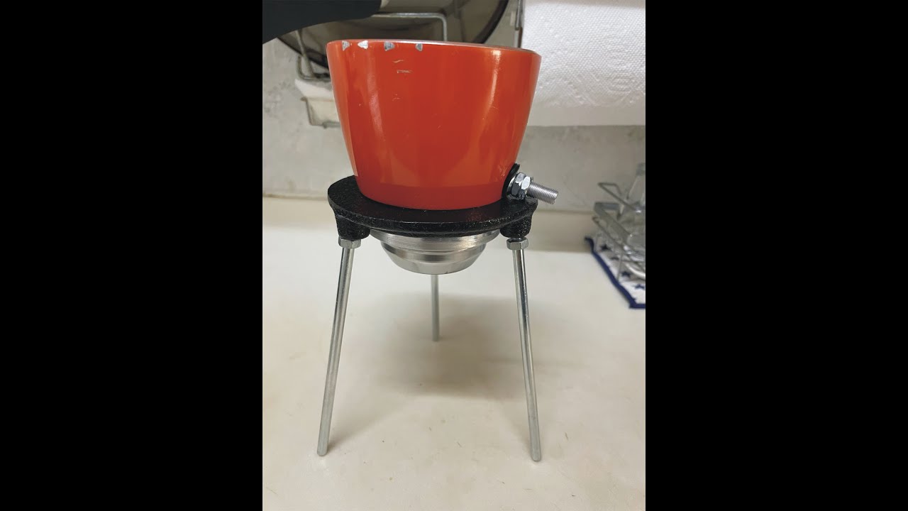 DIY 6杯摩卡壺+58mm粉碗成9Bar氣動摩卡壺 Tutorial DIY 6 cups moka pot + 58mm portafilter baskets to brew espresso