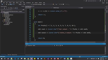 001 - How to overload C++ output operator overloading for arrays