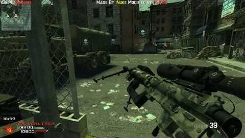 COD MW2 Epic Slow motion quickscope Game mod!