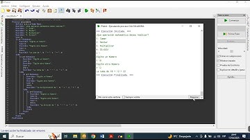 EJERCICIO 06 PSEINT – CREAR UNA CALCULADORA (ANIDAMIENTO) - SELECCIÓN DOBLE