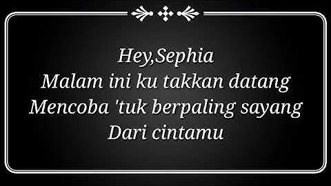 Sheila On7 - Sephia Lyrics