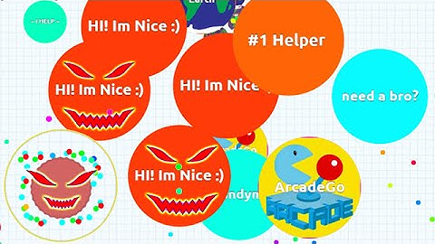 AGARIO TROLLING WITH SPAWNER EATING TEAM IN EXPERIMENTAL MODE Agar.io Funny Moments!