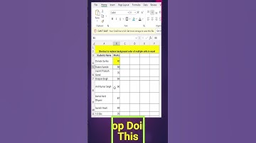 Shortcut to replace background color of multiple cells in excel | Quickly color cells #exceltips
