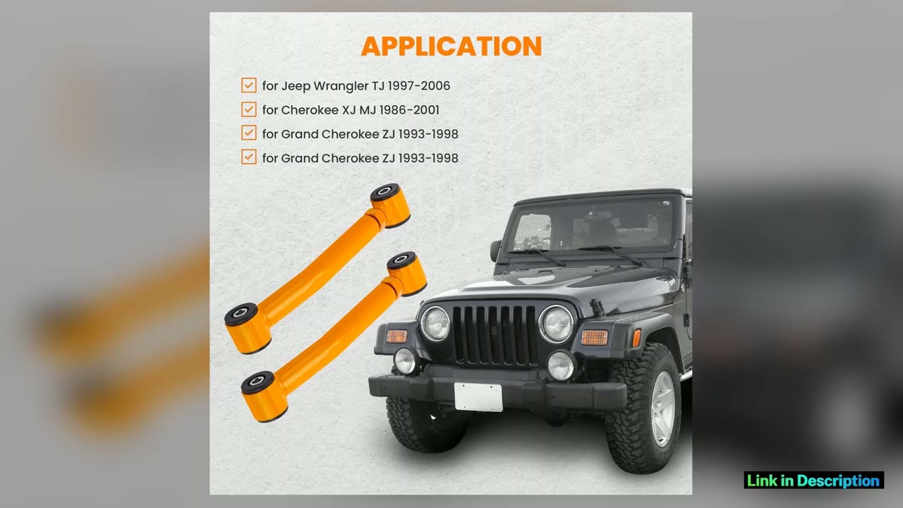 2 Pcs Front Lower Adjustable Control Arms For Jeep Wrangler TJ 199706 Cherokee Front For Jeep