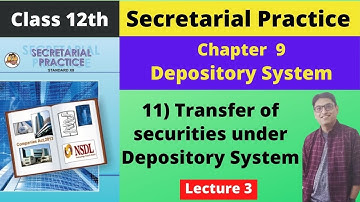 Transfer of securities under the Depository System