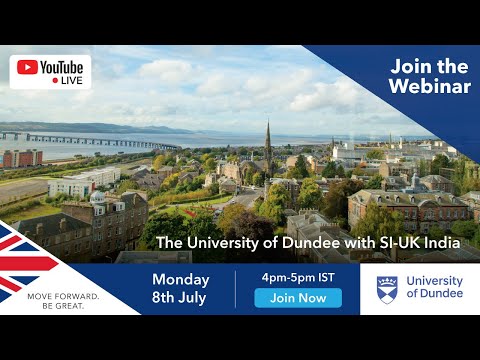 LIVE Session: Discover the University of Dundee