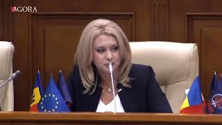 Octavian Țîcu și Violeta Ivanov, DUEL verbal în Parlament!