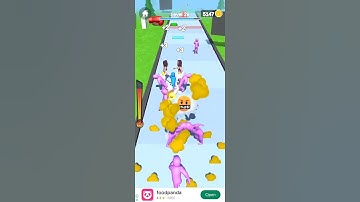 Most satisfying game slap and run part 44 #slap #slapandrun #shorts