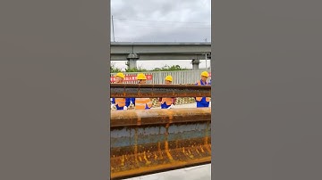 Laying process of electrified high-speed railway rails