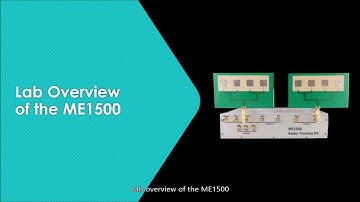 ME1500 Radar Principles and Systems First Look Video