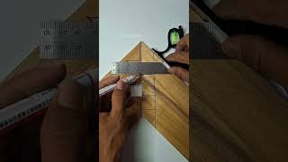 How to Create a Decorative Interlocking Corner Joint #shortvideo