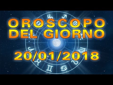 Video: Oroscopo 20 Gennaio