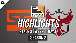 San Francisco Shock vs Atlanta Reign | Overwatch League S2 Highlights - Stage 3 Week 1 Day 1