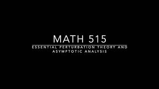 Lecture 01: Stirling's Approximation and Integrals with a Large Parameter