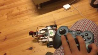 Control LEGO EV3 from Raspberry Pi with gamepad via Internet