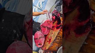 yellow fin tuna fish cutting skills!! sagar fish hoodi Bangalore #new #shorts #food