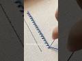 Hand Embroidery designs/Border Embroidery work #shorts #embroidery #satinstitch #beginnersstitch