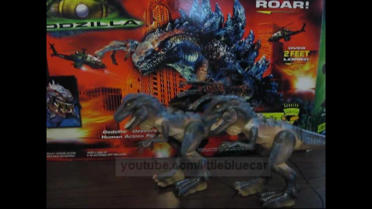 Godzilla 1998 Toy Electronic Remote Controlled Tail Swinging Baby