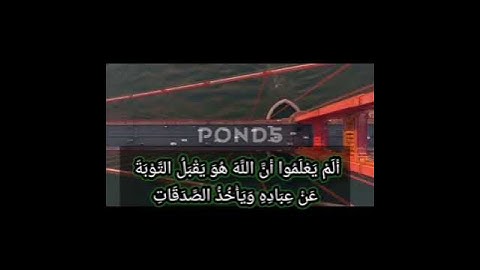 سورة توبة الاية 104