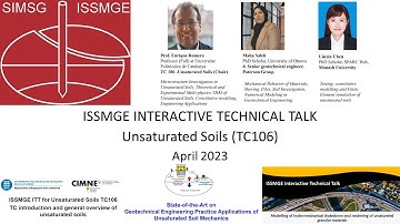 ISSMGE ITT Episode 6: Unsaturated Soils (TC106)