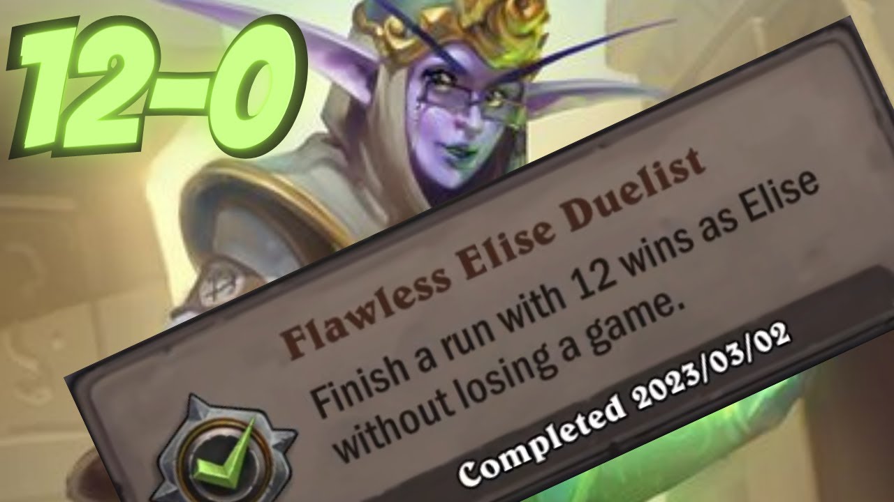 I Got 12 Wins Without Losing A single Game Hearthstone Duels