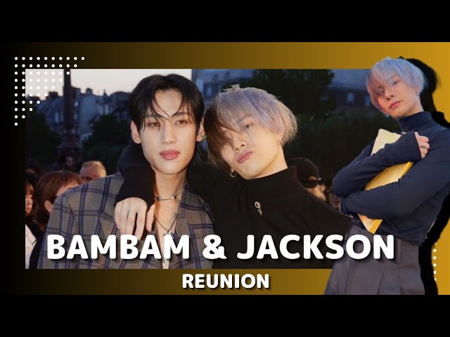 Jackson Wang and BamBam reunite at fashion show