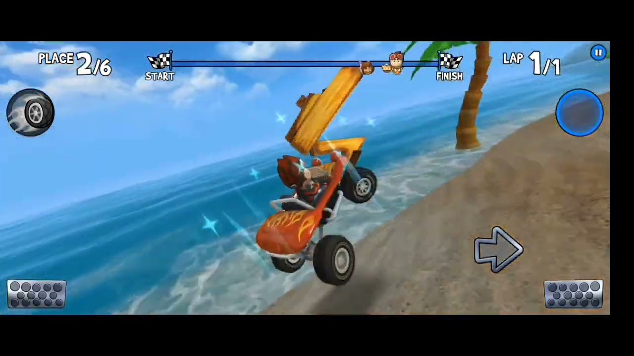 First time playing BB Racing(funny moments)