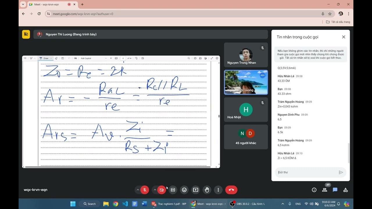Giải đề thi Điện tử 1 transistor