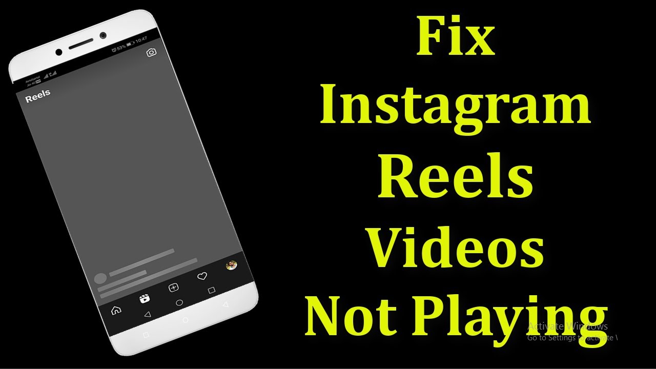 How To Fix Instagram Reels Videos Not Playing Problem Android & Ios