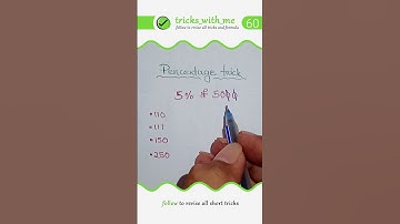 Find the percentage | ssc exams tricks #shorts #maths #reels #ssccglmts #maths #aptitude #exam