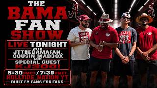 ALABAMA FOOTBALL Bama Fan Show LIVE Top 5 Players Biggest Transfer Portal Impact