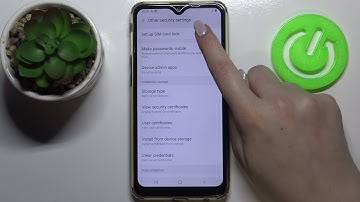 How to Set PIN Code for SAMSUNG Galaxy A10s SIM Card