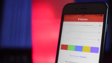 YunLamp: a simple Arduino Lamp that you can control with your mobile device