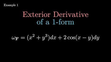 Computing the exterior derivative of a 1--form | Geometric Algebra