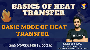 BASICS OF HEAT TRANSFER | BASIC MODE OF HEAT TRANSFER | Mechanical Army |  Akash Tyagi Sir