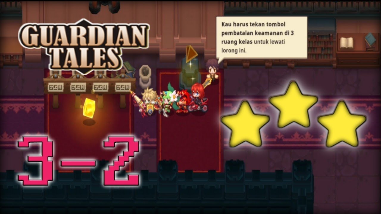 Guardian Tales 32 Guide (3 Star) Sekolah Sihir Lantai Kedua YouTube