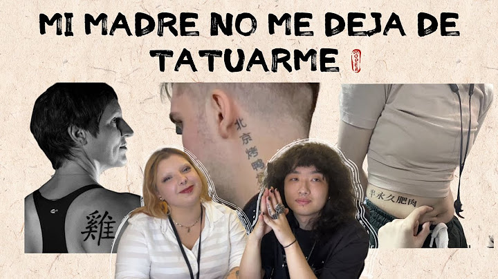 Mi madre no me deja de tatuarme ｜ Mopez