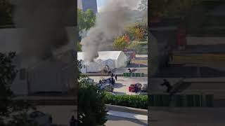 HAOS: Pucnjava i požar u Ćacilendu, Beograd #beograd #ćacilend #gunfire