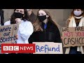 University students protest across UK over “lack of support” during pandemic - BBC News